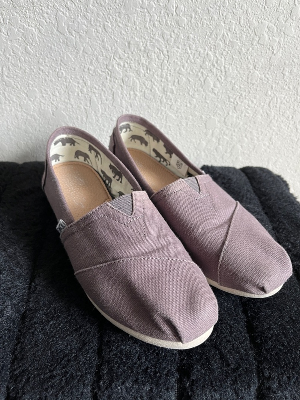 Classic TOMS Slip-On Canvas Shoes